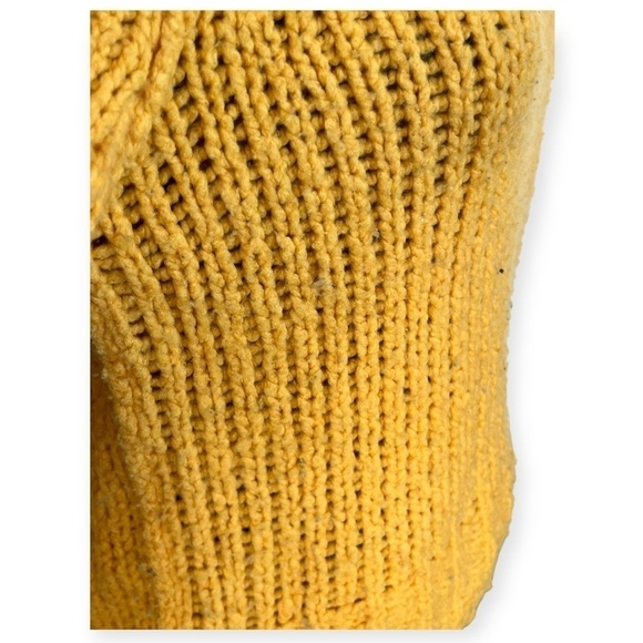 Rag & Bone New York sweater knit top yellow small merino wool - Picture 6 of 10